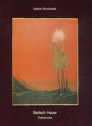 Farbdruck Barlach Heuer